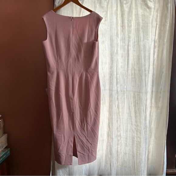 Dress The Population Elle Sheath Dress Sweetheart Neckline Pink NEW Size XL - Picture 4 of 6